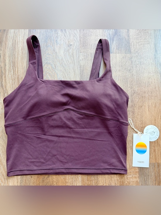 Vuori Tops - 🆕 VUORI | AllTheForm Support Tank | Raisin | Built In Bra